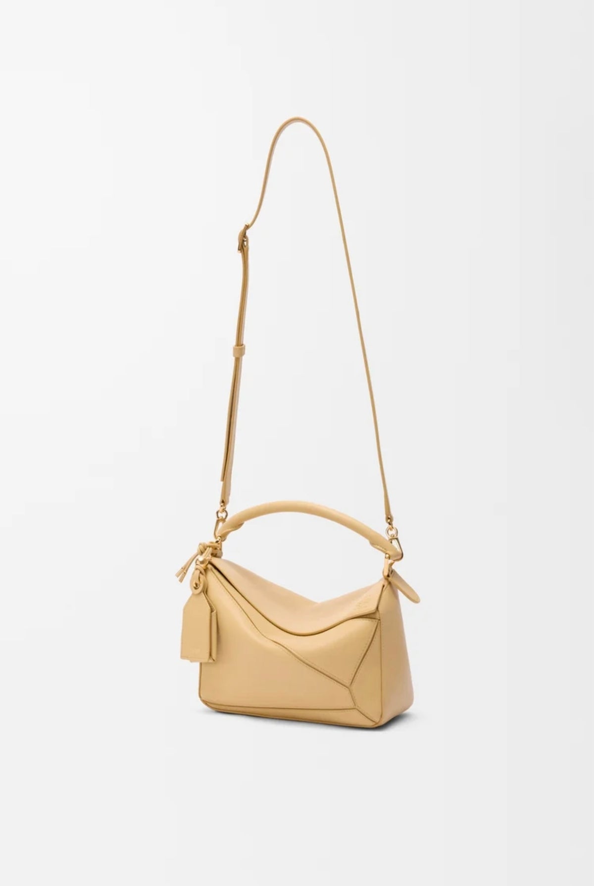 Loewe puzzle bag,Loewe puzzle yellow bag,Loewe puzzle bag small,Loewe small featherlight puzzle bag,Loewe bag,Loewe Lambskin