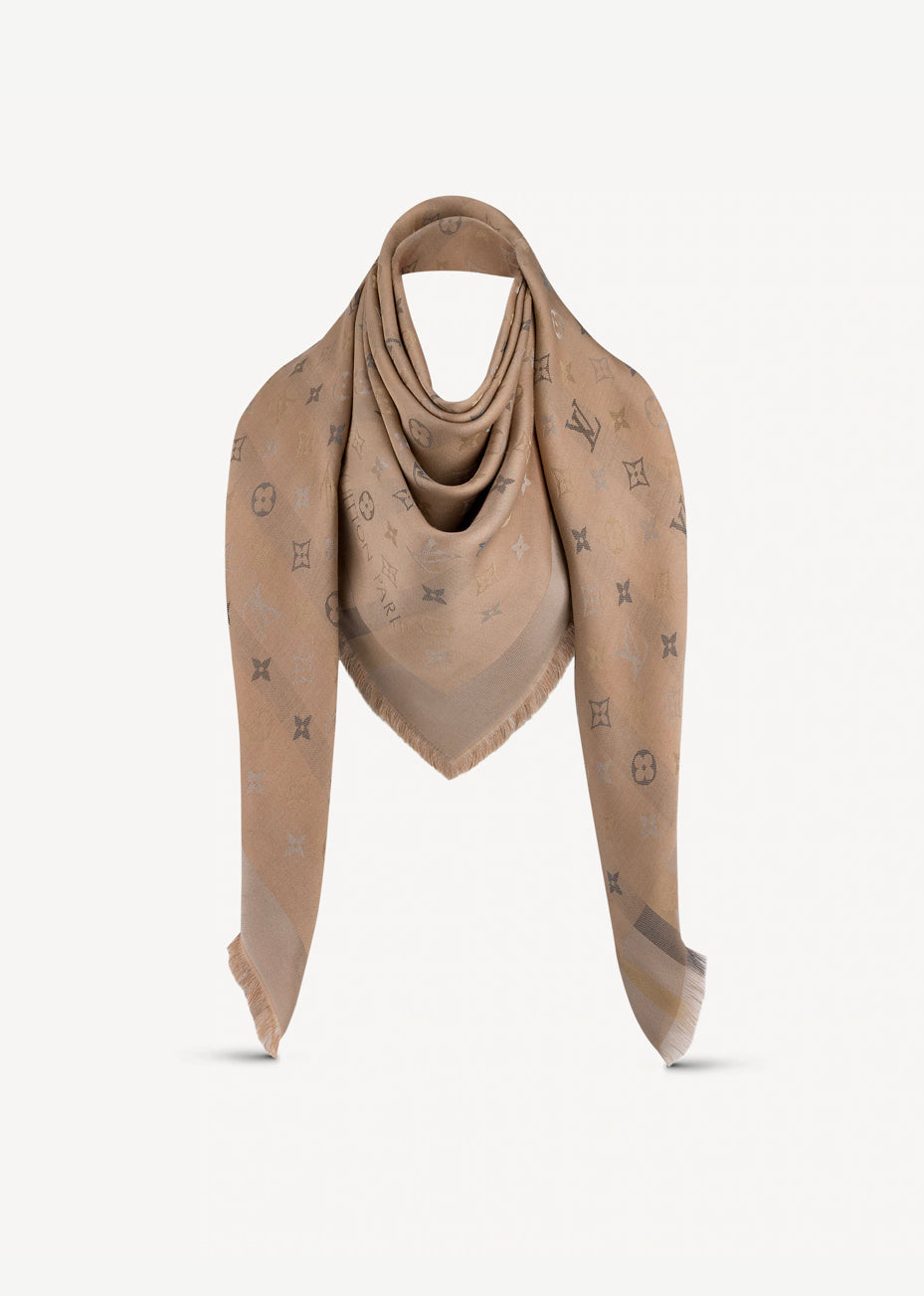 Louis Vuitton So Shine Monogram Shawl