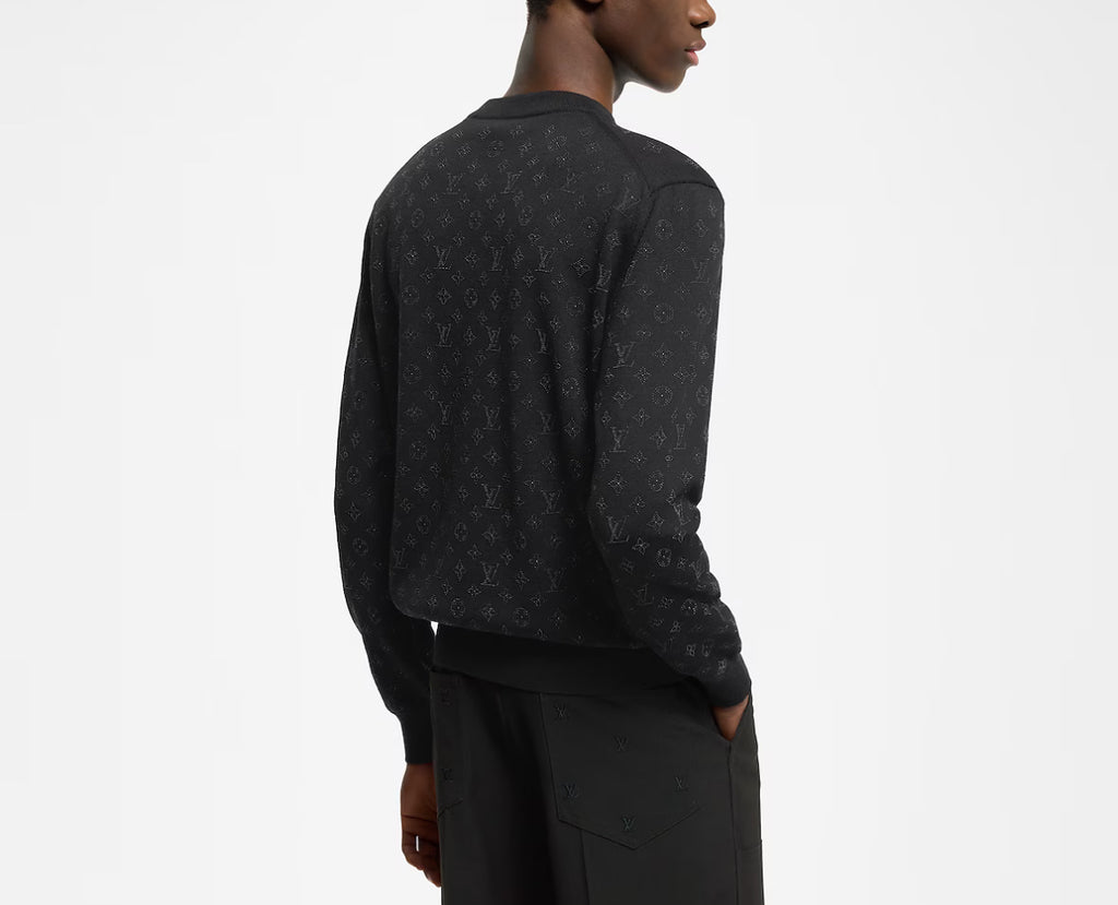 LV 1AGJU3,Louis Vuitton 1AGJU3,LV crewneck,Lv sweater,LV knitwear,LV pullover,LV cotton sweater,LV pullover mens,LV pullover