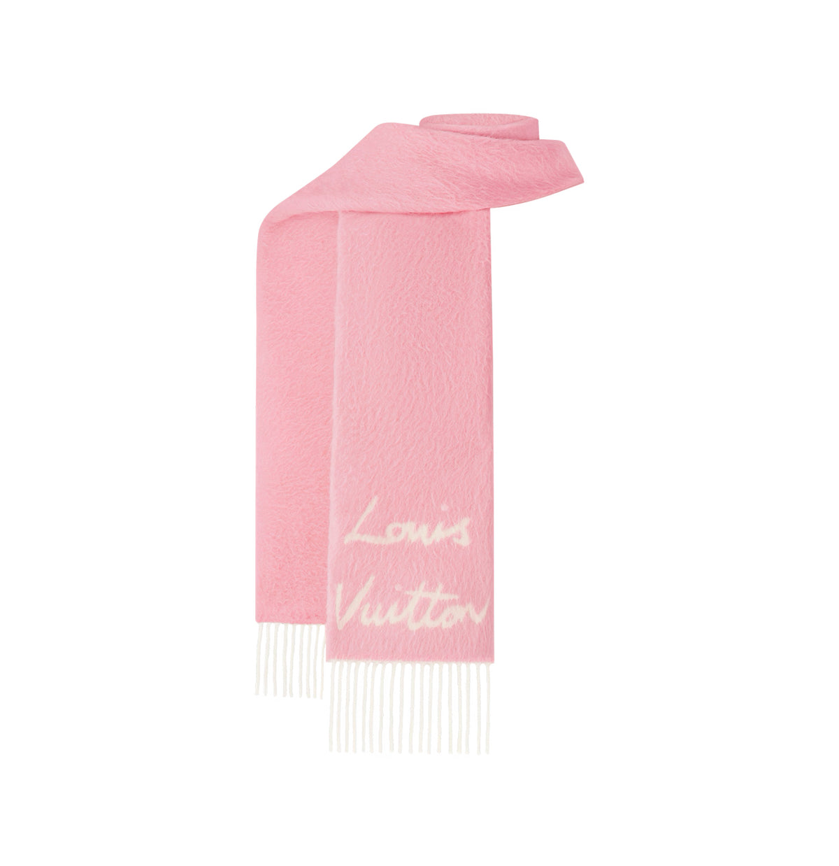 Winniemodo,Winniemodony,Louis Vuitton M94797,LV M94797,LV Fluffygram scarf,Louis Vuitton scarf pink,Louis Vuitton scarf women
