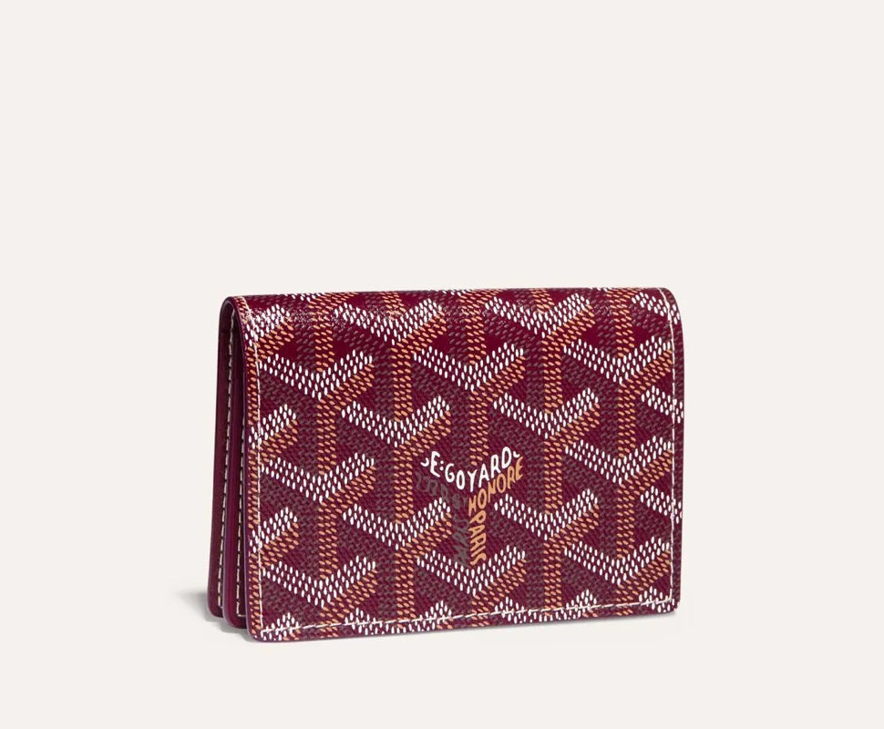 Winniemodo,Winnie modo,Goyard Malesherbes card wallet,Goyard Malesherbes,Goyard Malesherbes card wallet burgundy,Goyard card