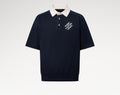 Louis Vuitton 1AHUJI,LV 1AHUJI,Louis Vuitton embroidered short sleeved polo shirt,LV embroidered polo shirt,Louis Vuitton nav