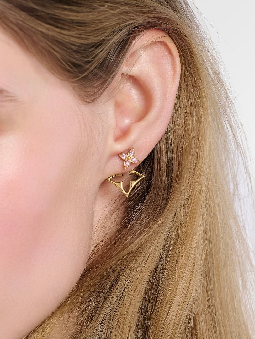 Winniemodo,Winniemodony,Louis Vuitton M03241,LV M03241,LV Flowergram earring,Louis Vuitton earrings sale,LV earrings gold sal