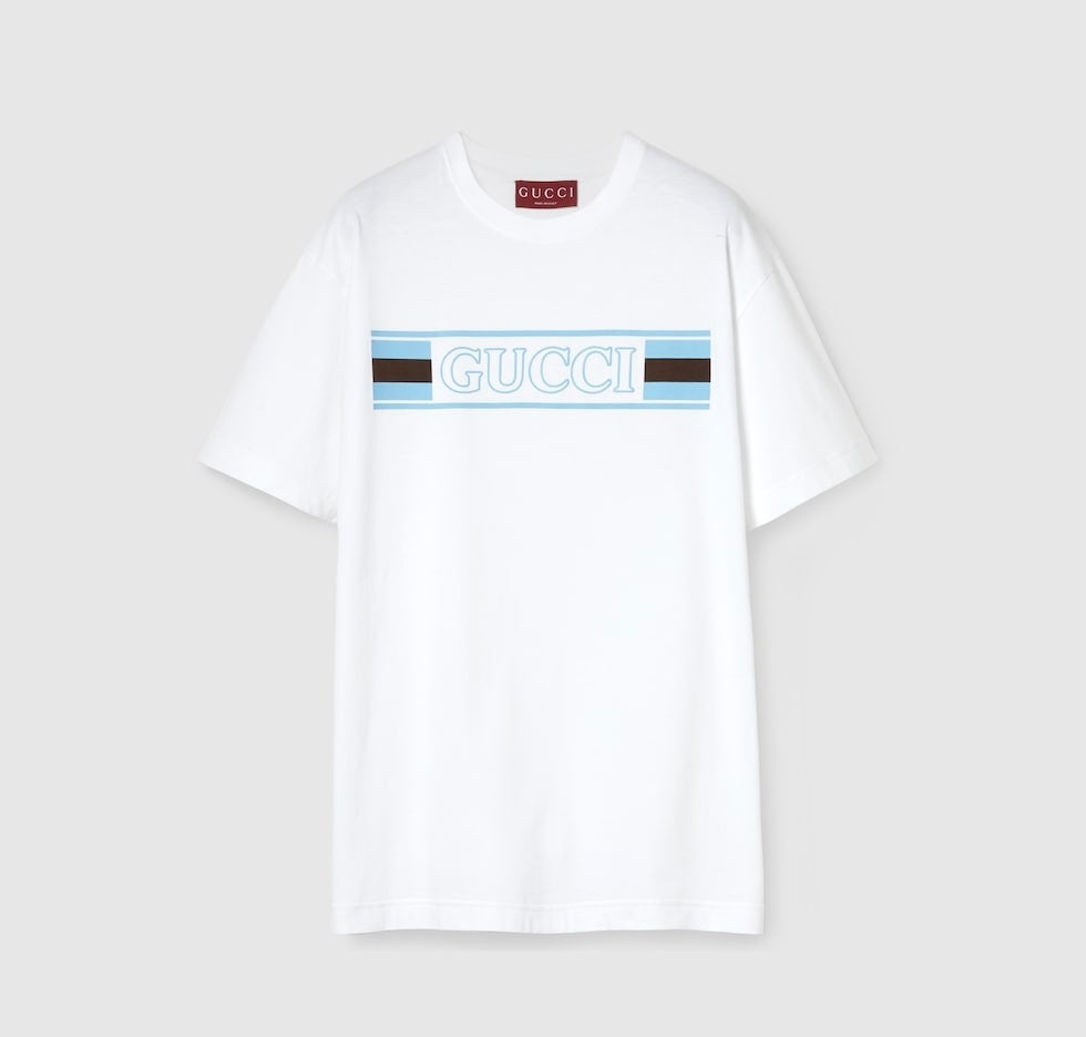 Gucci 796395XJG3P,Gucci T-shirt,Gucci tee,Gucci T-shirt on sale,Gucci T-shirt authenticity,Gucci T-shirt outlet,Gucci T-shirt