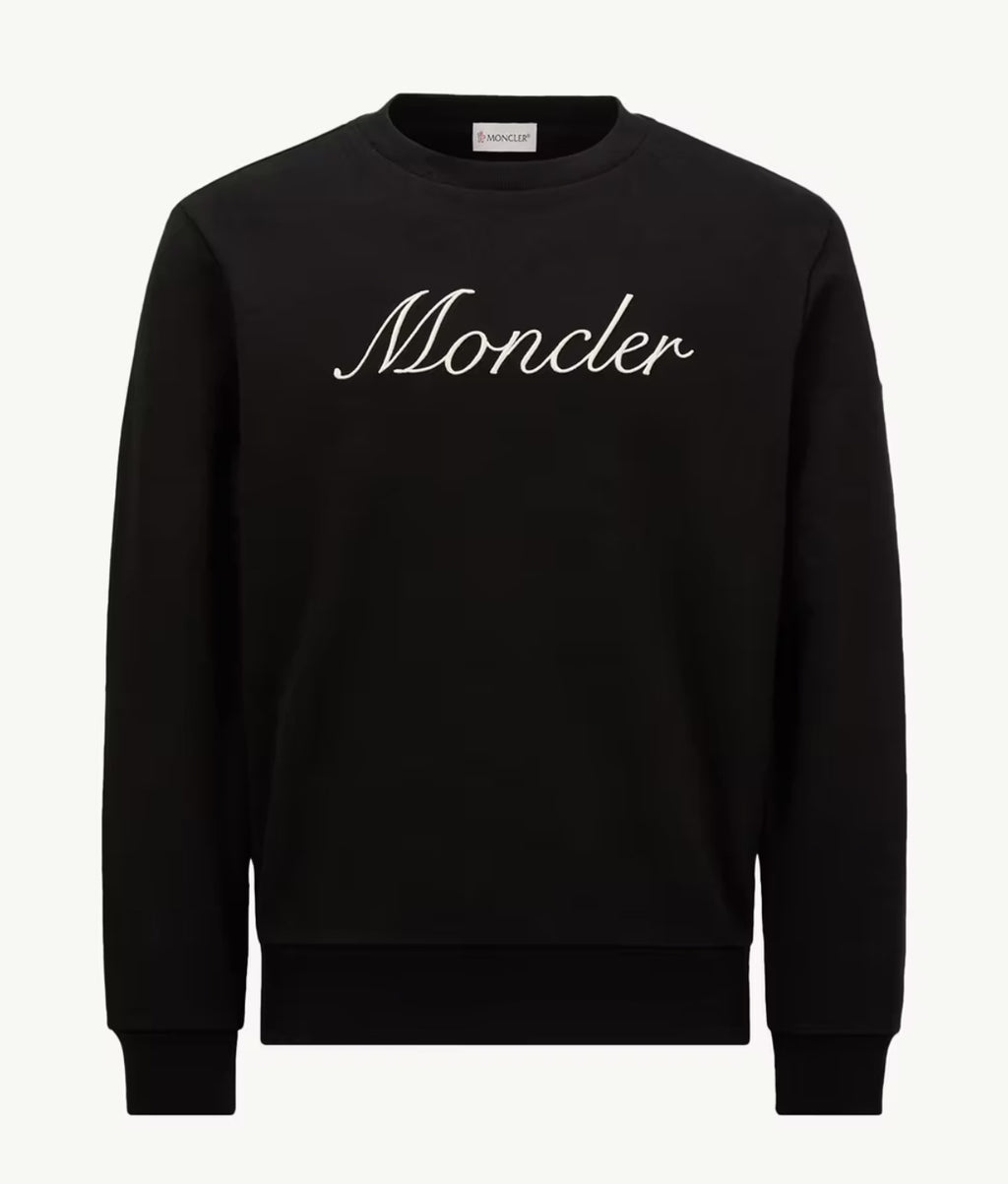 Winniemodo,Winnie modo,Moncler K10918G0003389AUJ,Moncler sweatshirt,Moncler Sweater,Moncler Sweater sale,Moncler Sweater blac