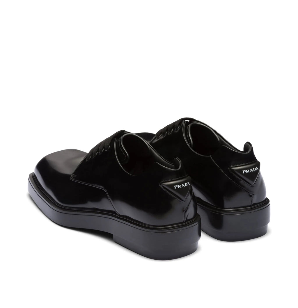 Winniemodo,Winnie modo,Prada fender leather derby shoes,Prada shoes,Prada men shoes,Prada men shoes sale,Prada black shoes,Pr