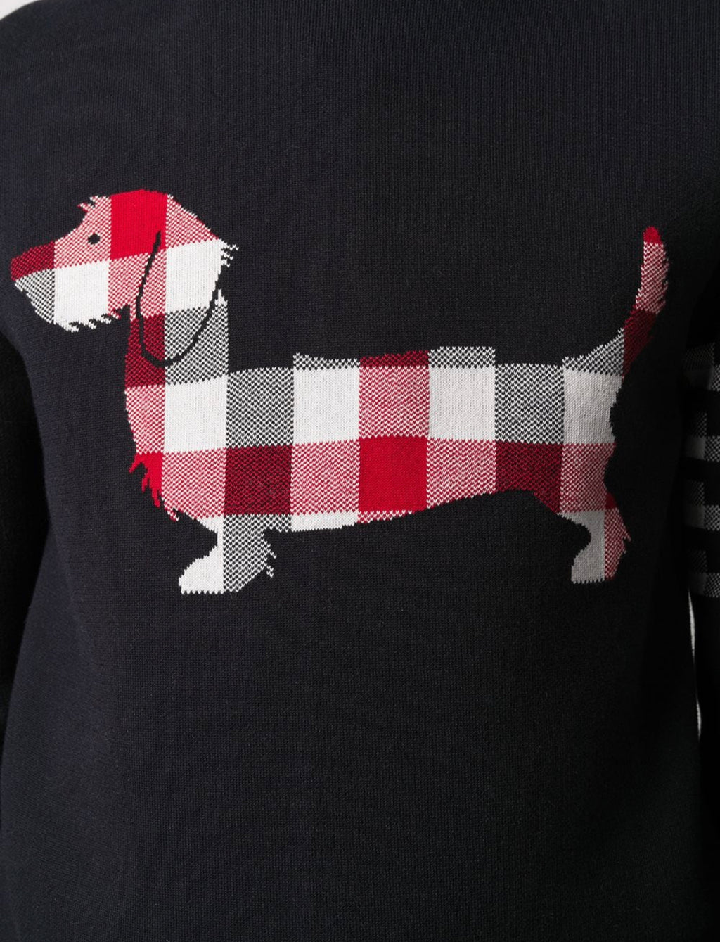 Thom Browne 4-bar Hector icon jumper