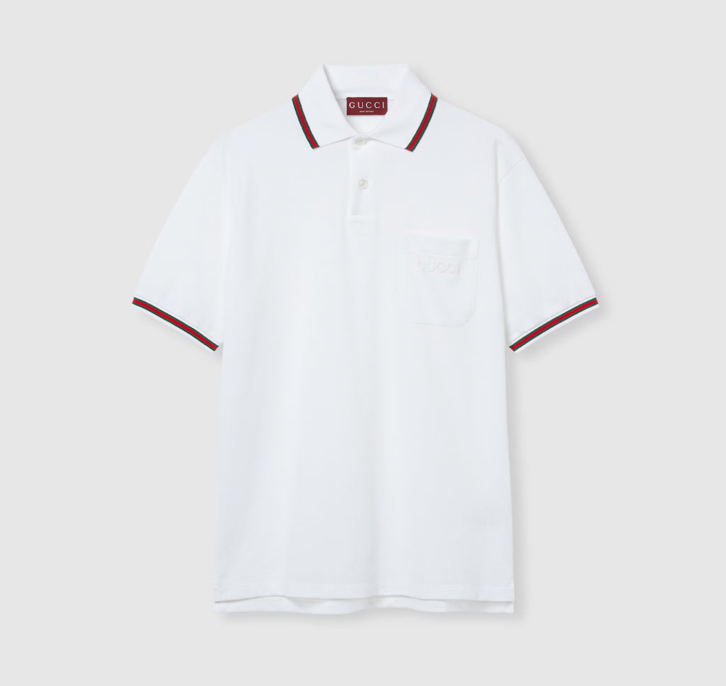 Winniemodo,Winnie modo,Gucci 795174 XJG5C,Gucci cotton polo shirt,Gucci polo shirt,Gucci polo shirt sale,Gucci polo shirt sal