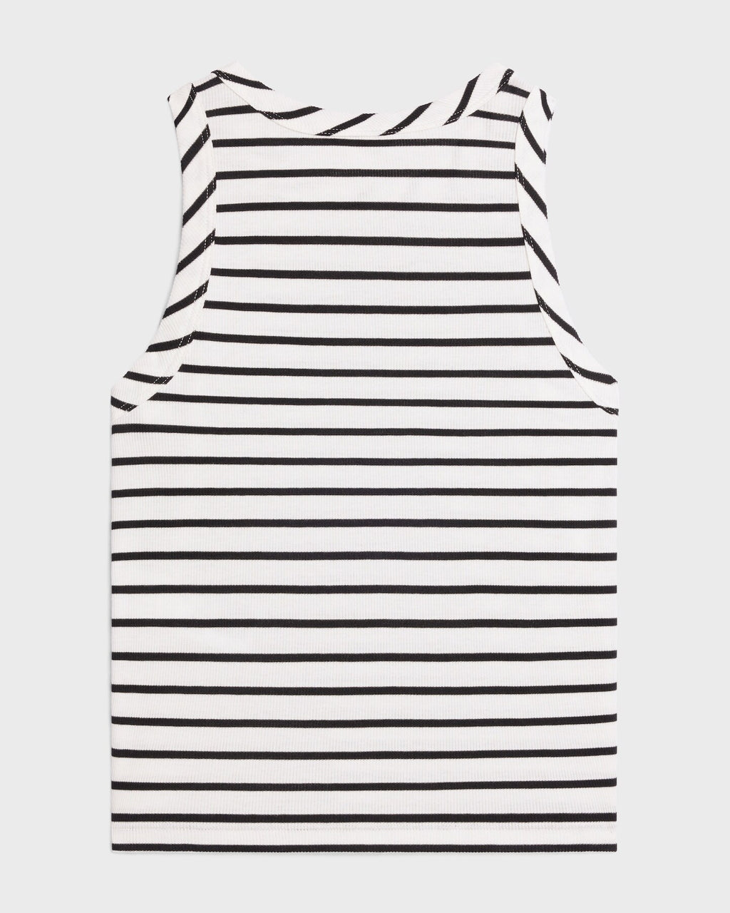 Celine triomphe tank top in striped silky jersey