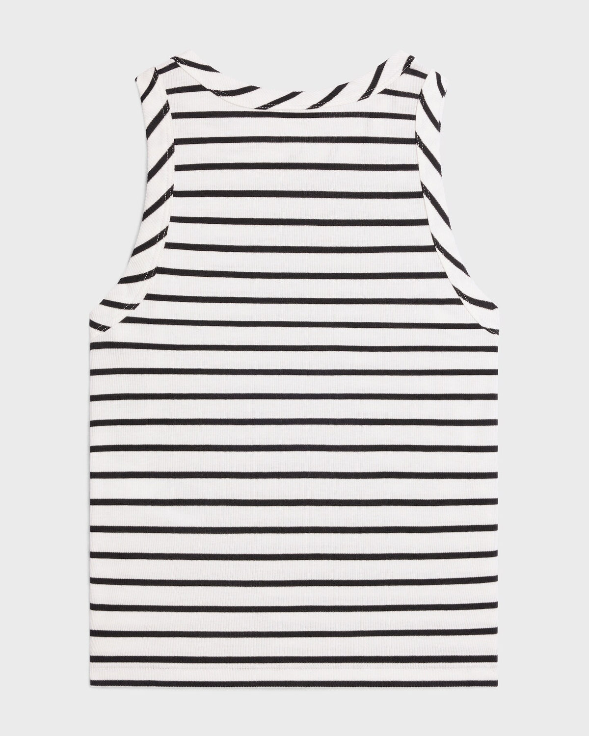 Celine triomphe tank top in striped silky jersey