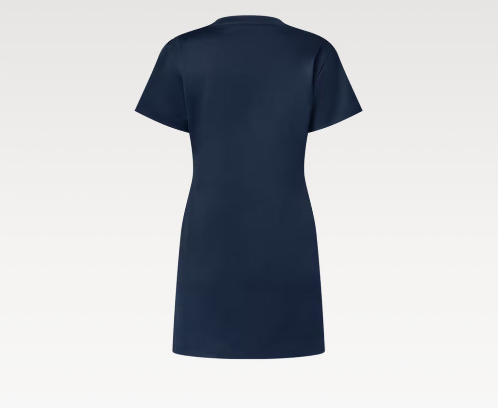 Louis Vuitton 1AI393,LV 1AI393,Louis Vuitton crest T-shirt dress,LV crest T-shirt dress,Louis Vuitton navy dress,LV navy dres