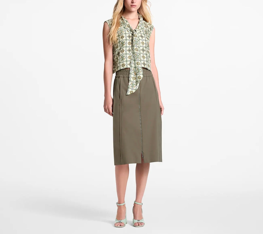 Winniemodo,Winniemodony,Louis Vuitton 1AJHJQ,Louis Vuitton cropped Nouveau blouse,Louis Vuitton top sleeveless,Louis Vuitton