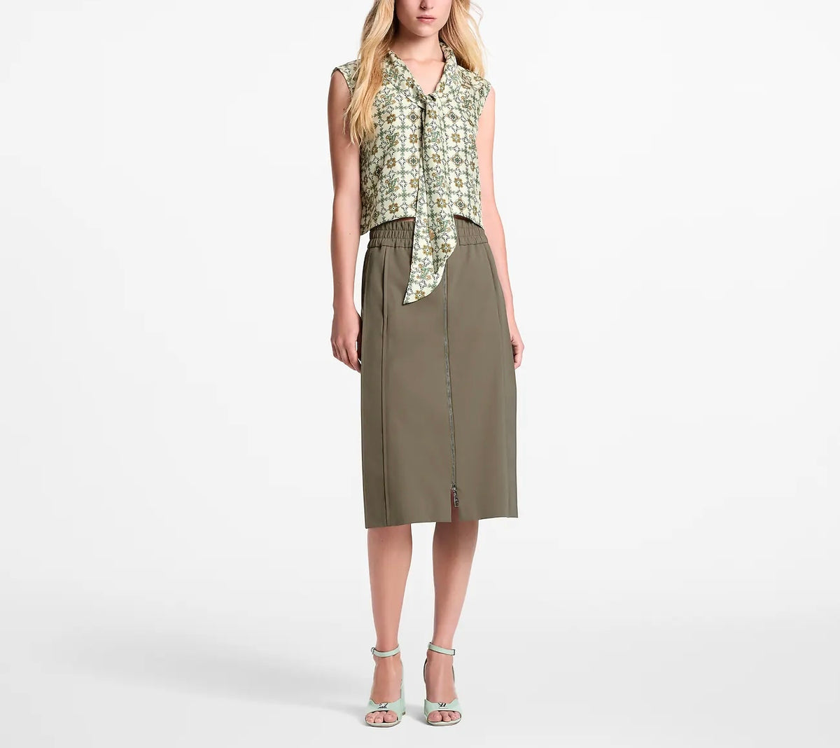 Winniemodo,Winniemodony,Louis Vuitton 1AJHJQ,Louis Vuitton cropped Nouveau blouse,Louis Vuitton top sleeveless,Louis Vuitton