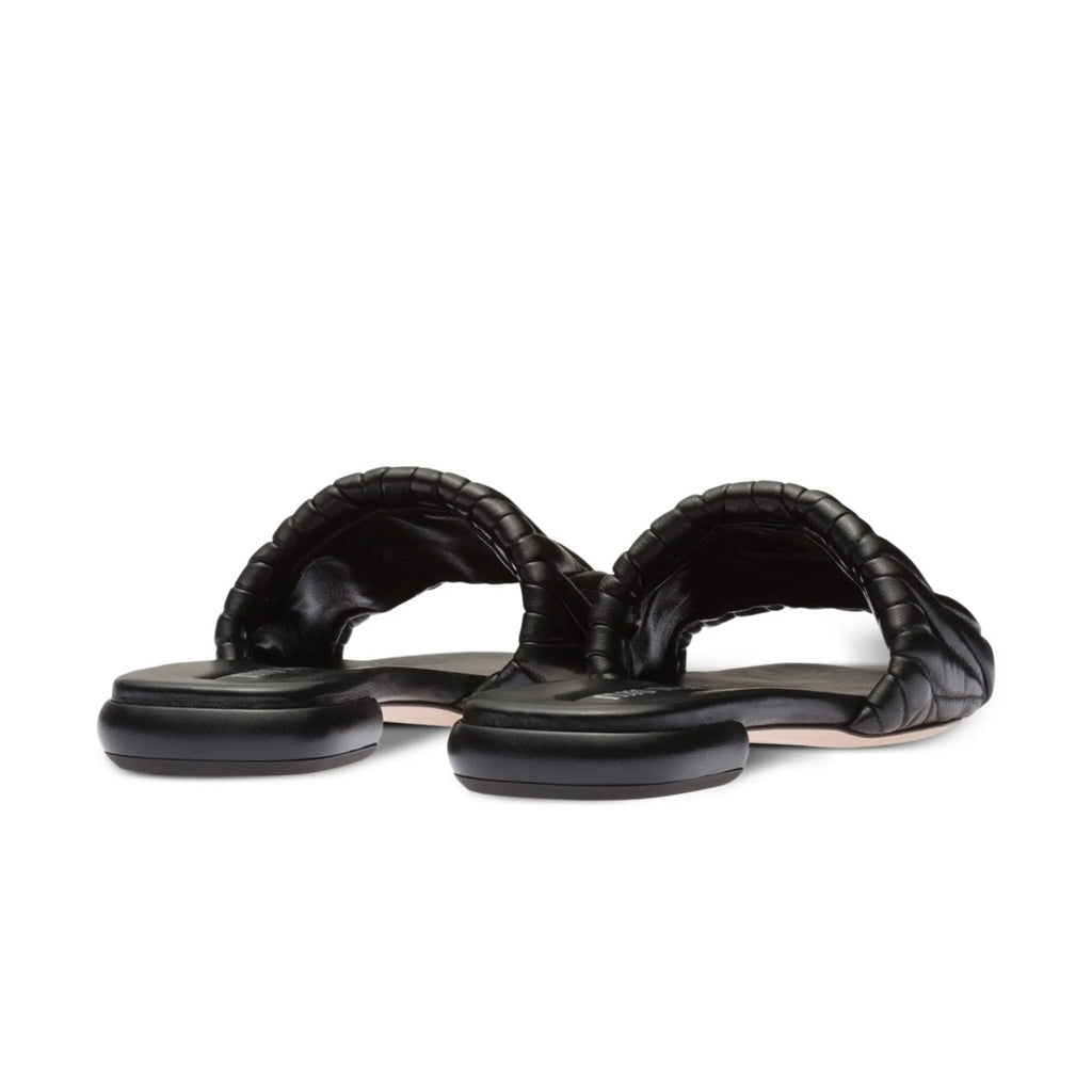 Winniemodo,Winnie modo,MIU MIU 5XX605,MIU MIU slippers,Miu Miu leather slides,MIU MIU slippers sale,MIU MIU slippers black,MI