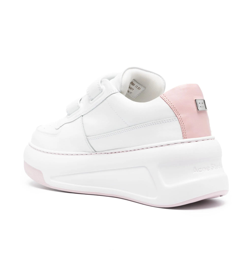 Acne Studios touch strap platform sneakers,Acne Studios Velcro sneaker,Acne Studios Velcro sneaker white,Acne Studios sneaker