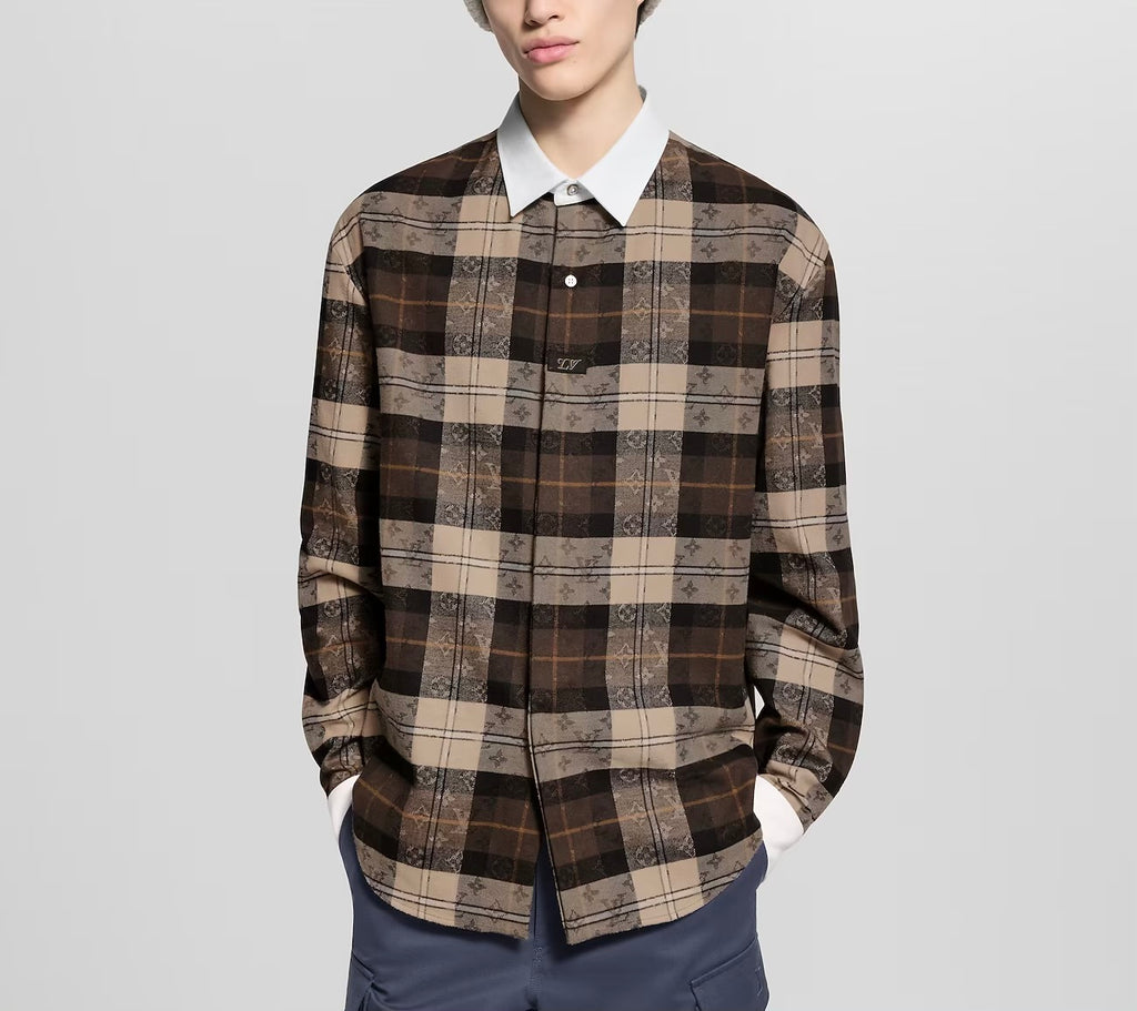 Winniemodo,Winniemodony,Louis Vuitton 1AIKAJ,LV 1AIKAJ,Louis Vuitton monogram shirt,LV monogram shirt,Louis Vuitton checkered