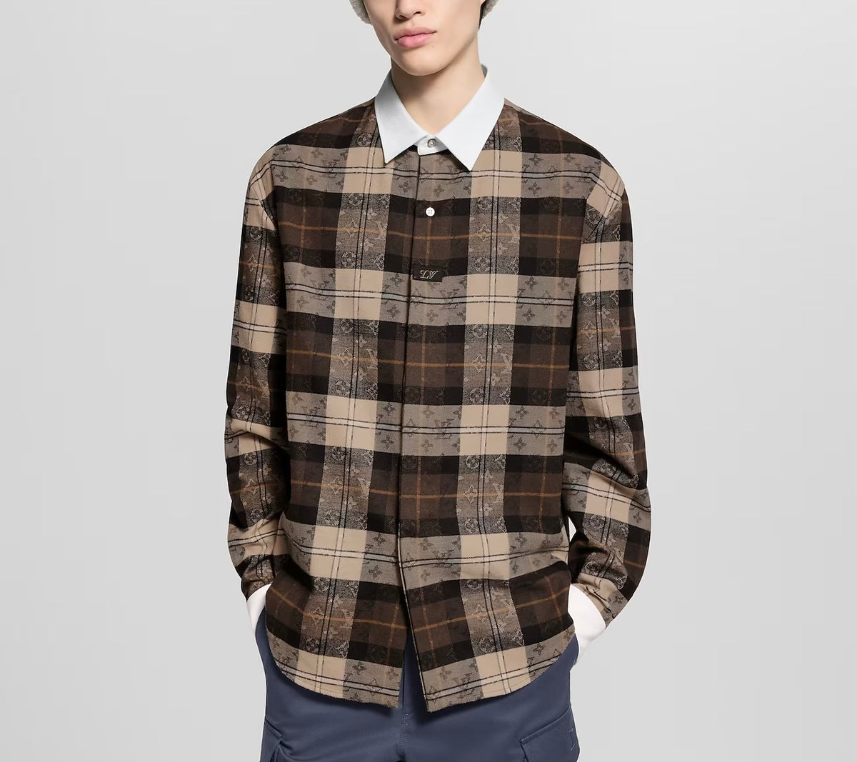 Winniemodo,Winniemodony,Louis Vuitton 1AIKAJ,LV 1AIKAJ,Louis Vuitton monogram shirt,LV monogram shirt,Louis Vuitton checkered