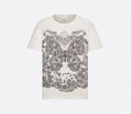 Dior white cotton T-shirt,Dior online shop ,Dior on sale,Dior Outlet, Dior women's  T-shirt,Dior 413T09A4522 ,Dior white  T-s