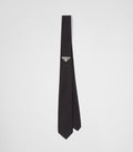 Winniemodo,Winnie modo,Prada re-nylon gabardine tie,Prada tie triangle logo,Prada tie blue,Prada tie black,Prada tie,Prada ti
