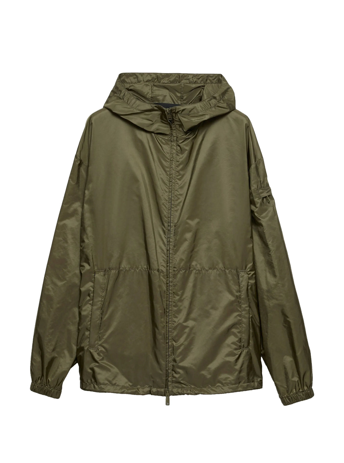 Winniemodo,Winnie modo,Prada SGC835OOO1WQ9,Prada hooded lightweight jacket,Prada windbreaker,Prada jacket green,Prada jacket