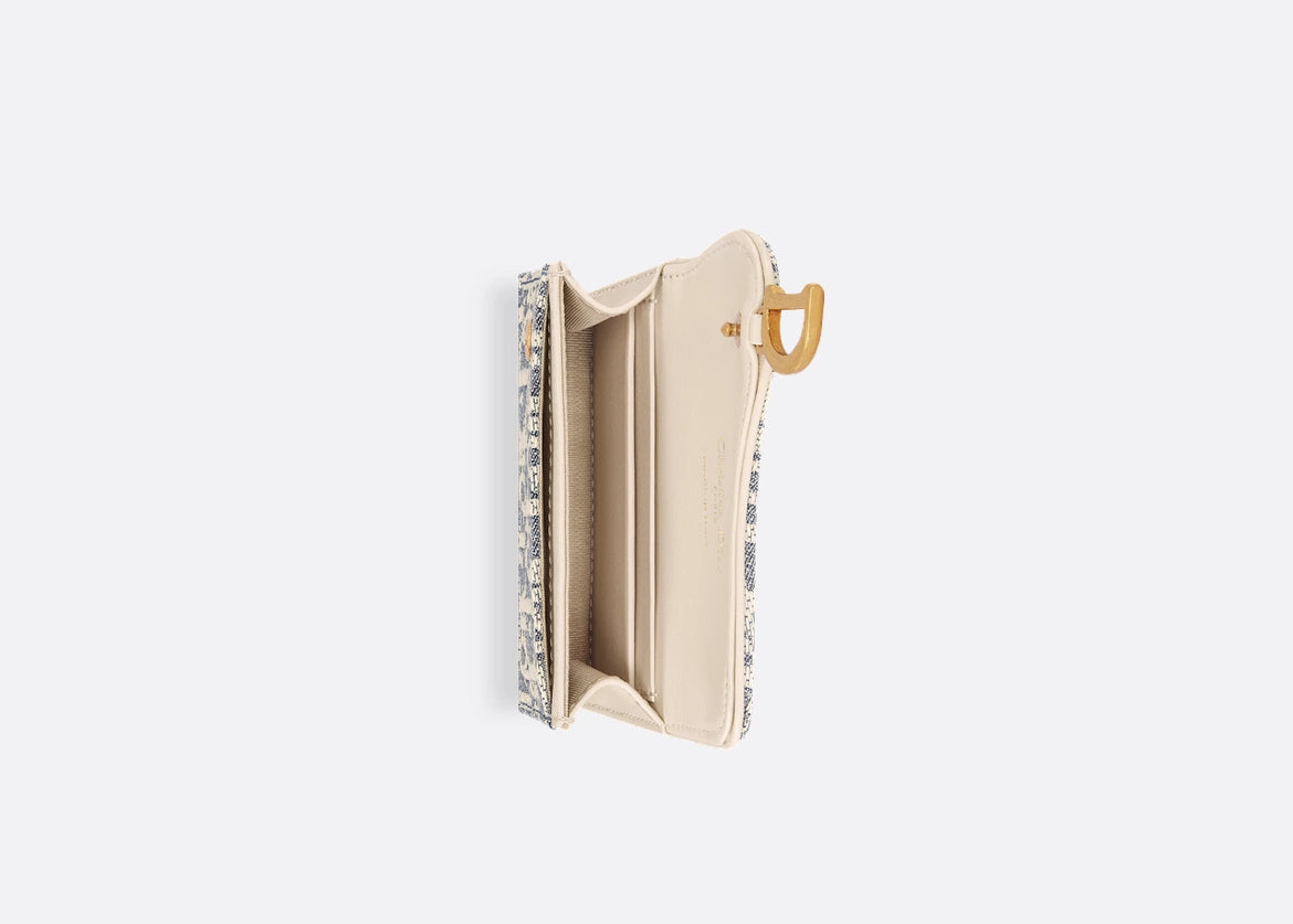 Dior saddle bloom card holder,Dior saddle card holder,Dior saddle blue card holder,Dior blue monogram card holder,Dior monogr