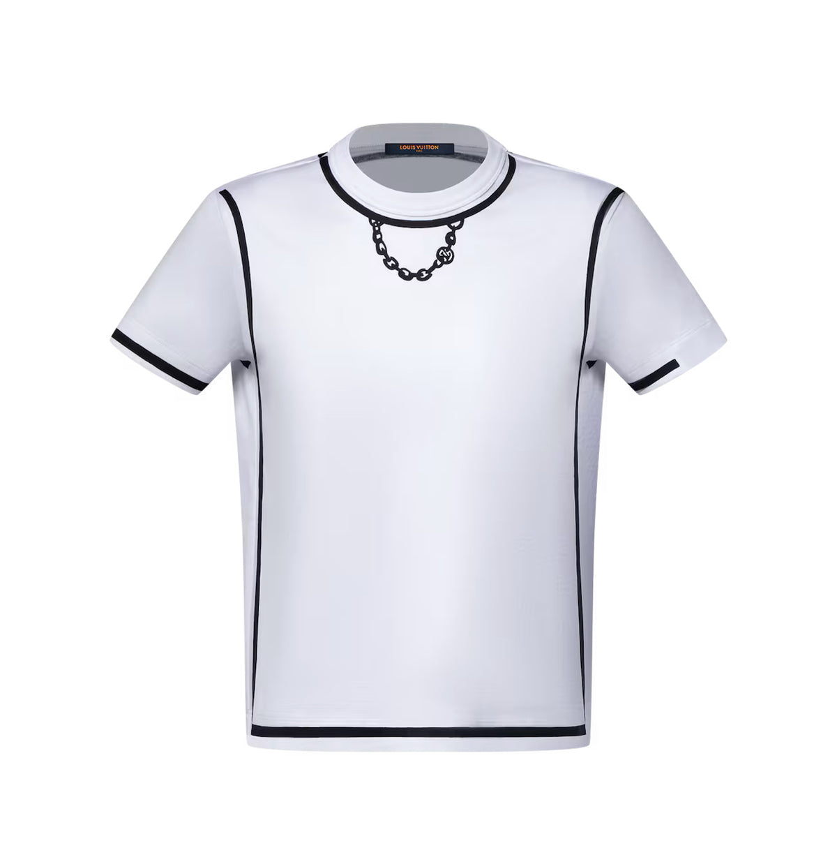 Winniemodo,Winniemodony,Louis Vuitton 1AJIYT,LV 1AJIYT,Louis Vuitton outline print T-shirt,LV outline print T-shirt,Lv tee wo