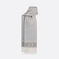 Winniemodo,Winnie modo,Dior 25CDO309I093,Dior oblique scarf,Dior scarf,Dior scarf sale,Dior scarf grey,Dior monogram scarf,Di