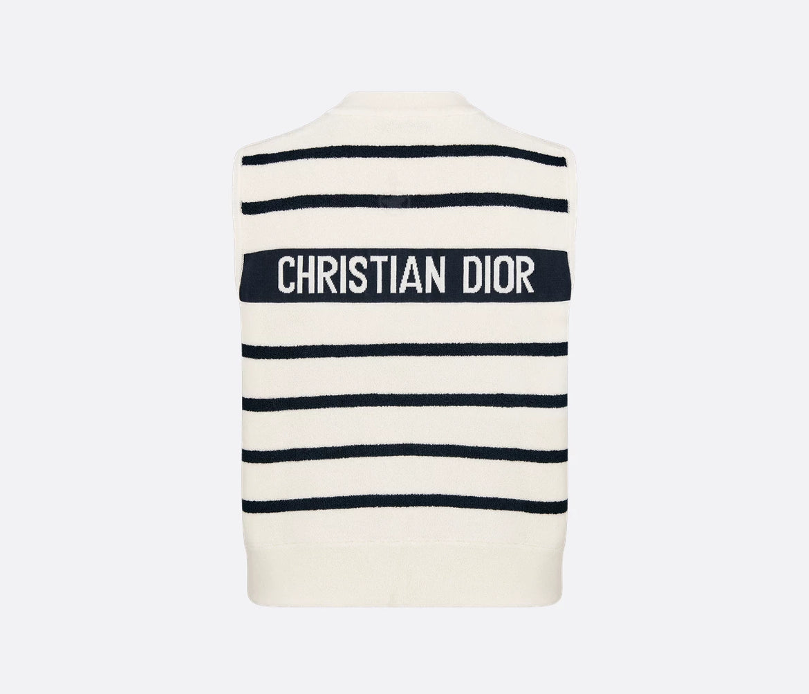 Dior 544G14A7801,Dior Diorivera zipped vest,Dior blue zipped vest,Dior blue vest,Dior zip up vest,Dior blue zip up vest,Dior