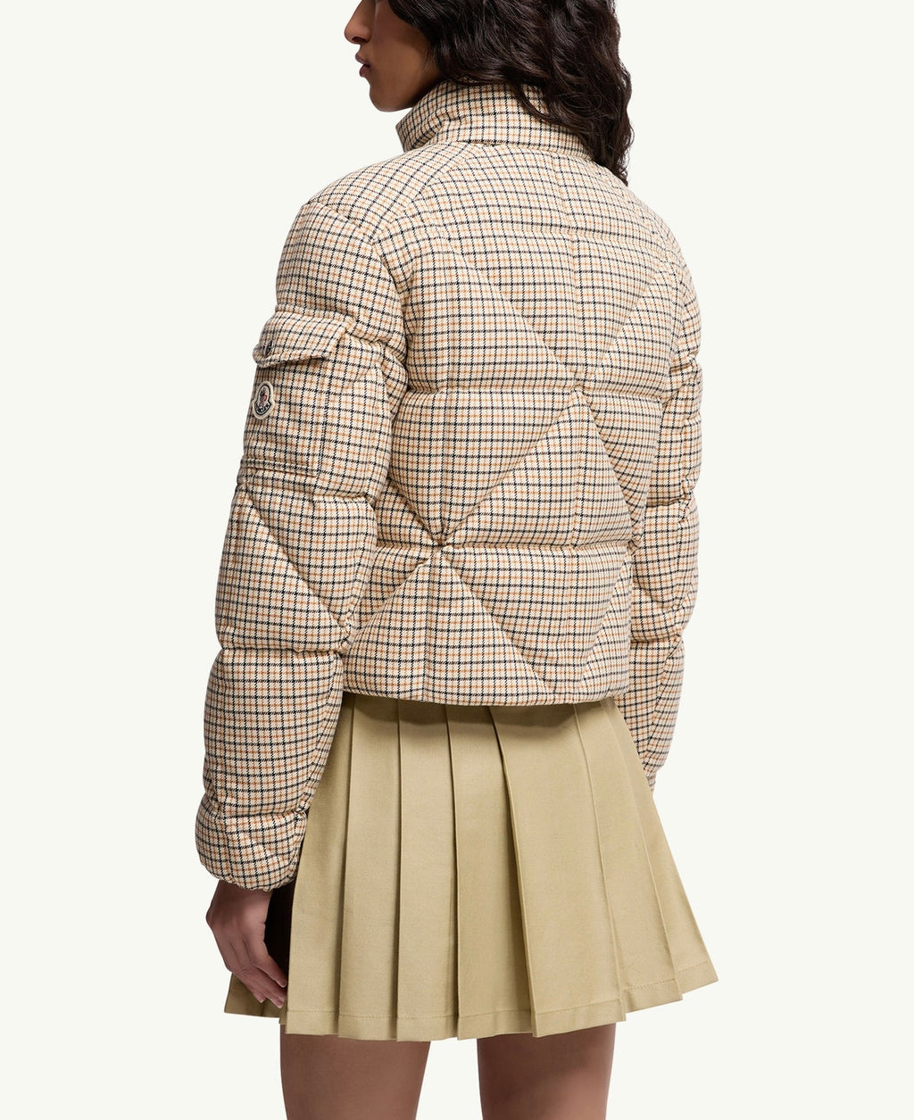 Winniemodo,Winniemodony,Moncler K20931A00098598NZ,Moncler Keros diamond short down,Moncler checkered down jacket,Moncler down