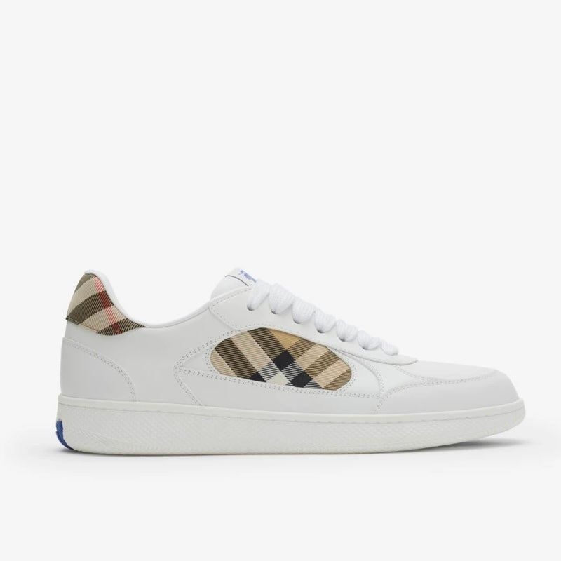 Burberry 81086491,Burberry Check Terrace Sneakers,Burberry checkered sneaker,Burberry check sneaker,Burberry white check snea