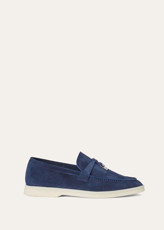Winniemodo,Winniemodony,Loro Piana FAE5444,Loro Piana Summer Charms women,Loro Piana loafer sale,LP loafer blue,Loro Piana fl