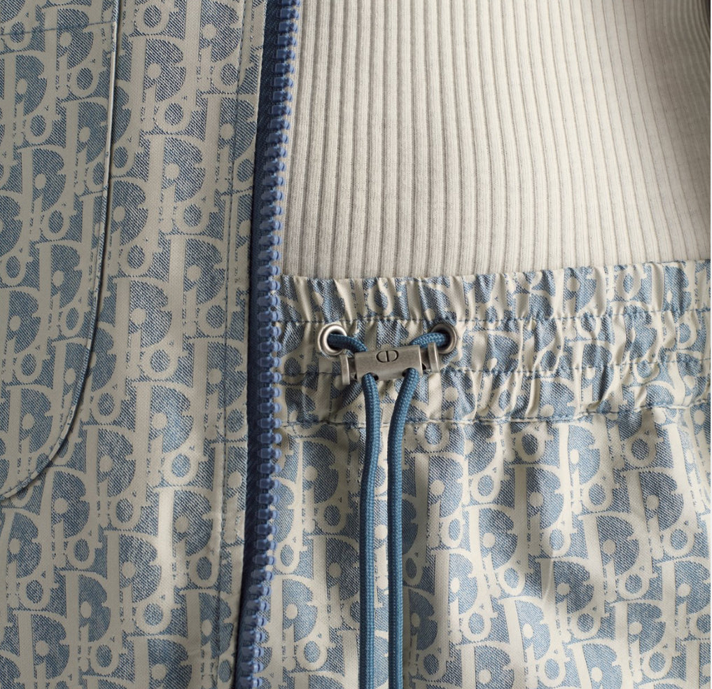 Dior 547P58S2570,Dior Diorivera flared pants,Dior Diorivera loose pants,Dior monogram loose pants,Dior blue monogram pants,Di