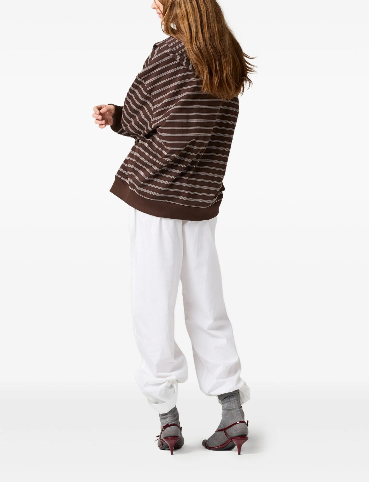 Winniemodo,Winnie modo,MIU MIU MJL023,Miu Miu zip up sweatshirt,Miu Miu zip up jacket,Miu Miu striped jacket,Miu Miu jacket b