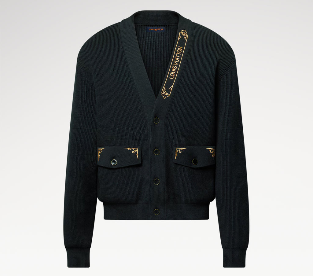 Winniemodo,Winnie modo,Louis Vuitton 1AHVMZ,LV 1AHVMZ,Louis Vuitton embroidered cardigan,Louis Vuitton cardigan,Louis Vuitton