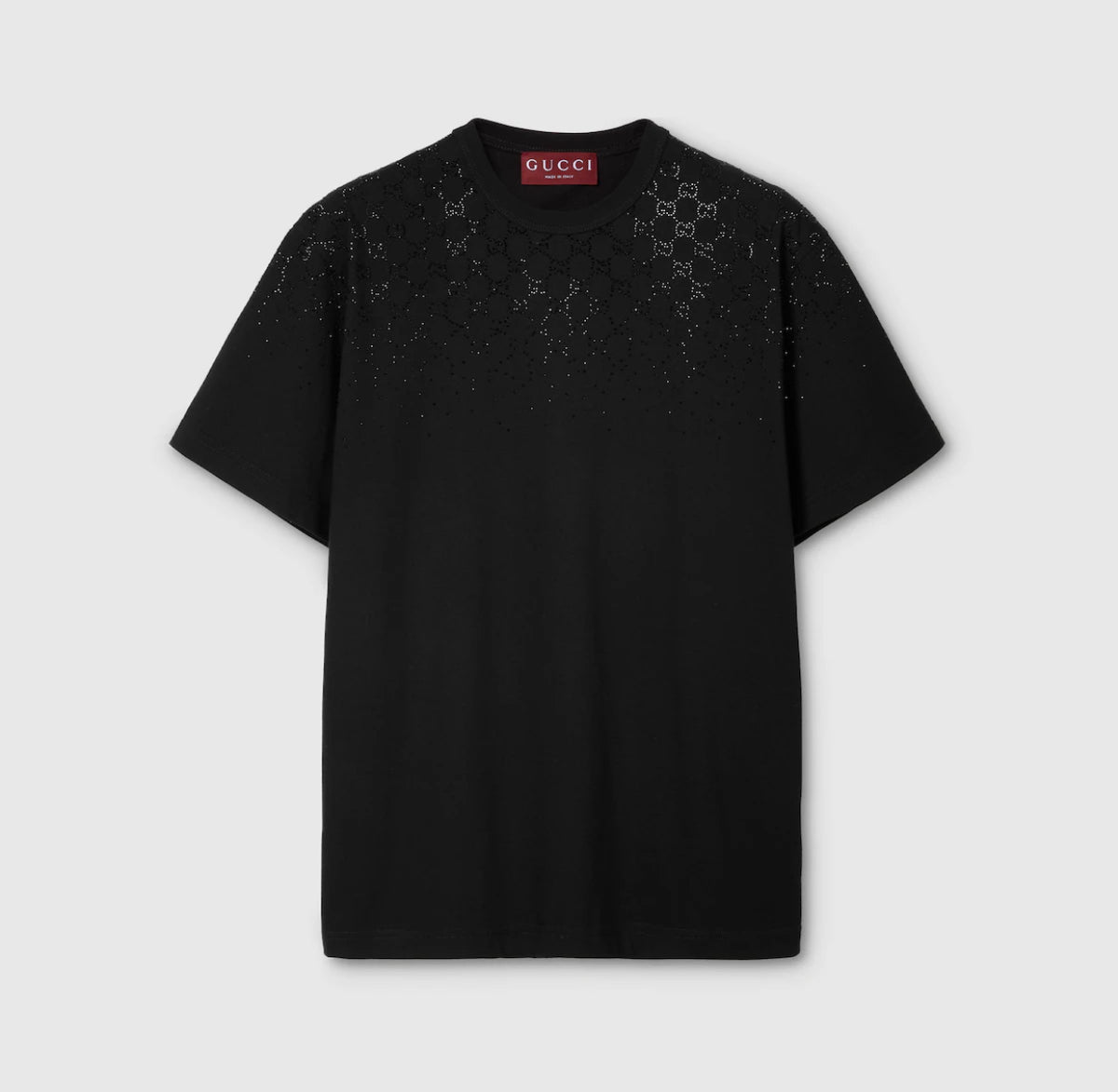 Winniemodo,Winniemodony,Gucci 854841 XJHRZ,Gucci T-shirt crystals,Gucci t-shirt men,Gucci t-shirt sale,Gucci t-shirt black cr
