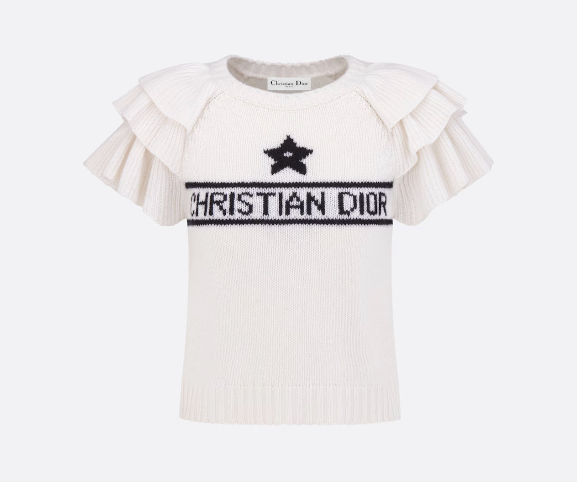 Dior sweater with ruffles,Dior sweater,Dior sweater on sale,Dior sweater outlet,Dior sweater discount shop,Dior sweater onlin
