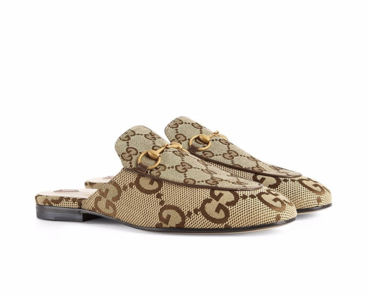 Gucci Princetown GG Horsebit mules
