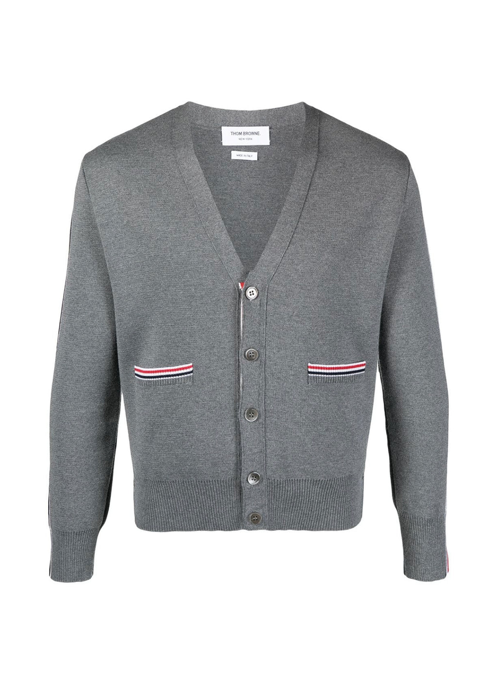 Thom Browne stripe-detailed wool cardigan