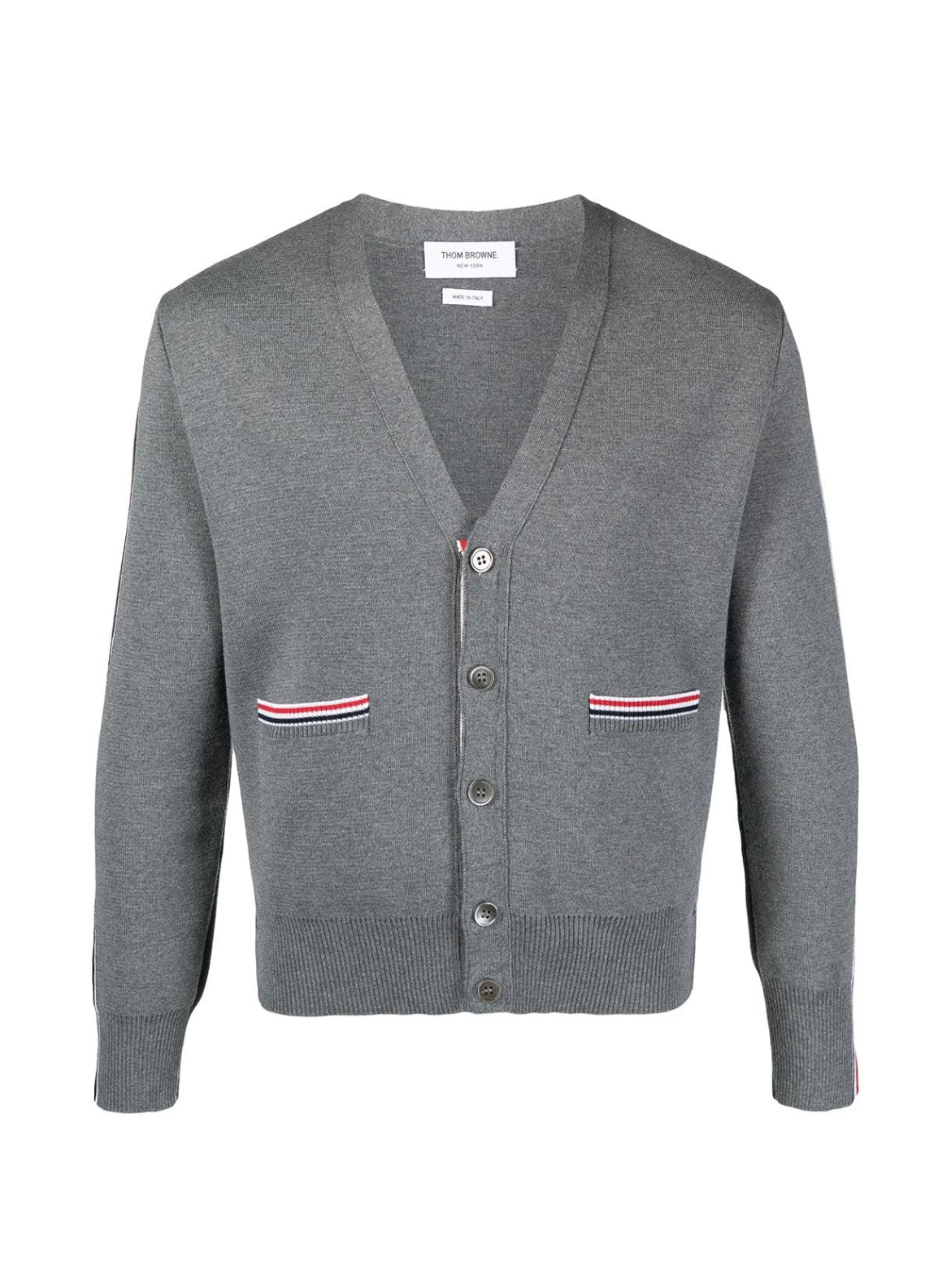 Thom Browne stripe-detailed wool cardigan
