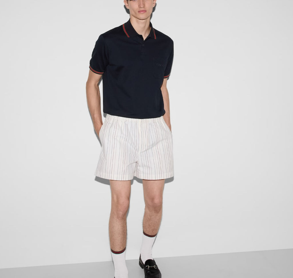 Winniemodo,Winnie modo,Gucci 795174 XJG5C,Gucci cotton polo shirt,Gucci polo shirt,Gucci polo shirt sale,Gucci polo shirt sal