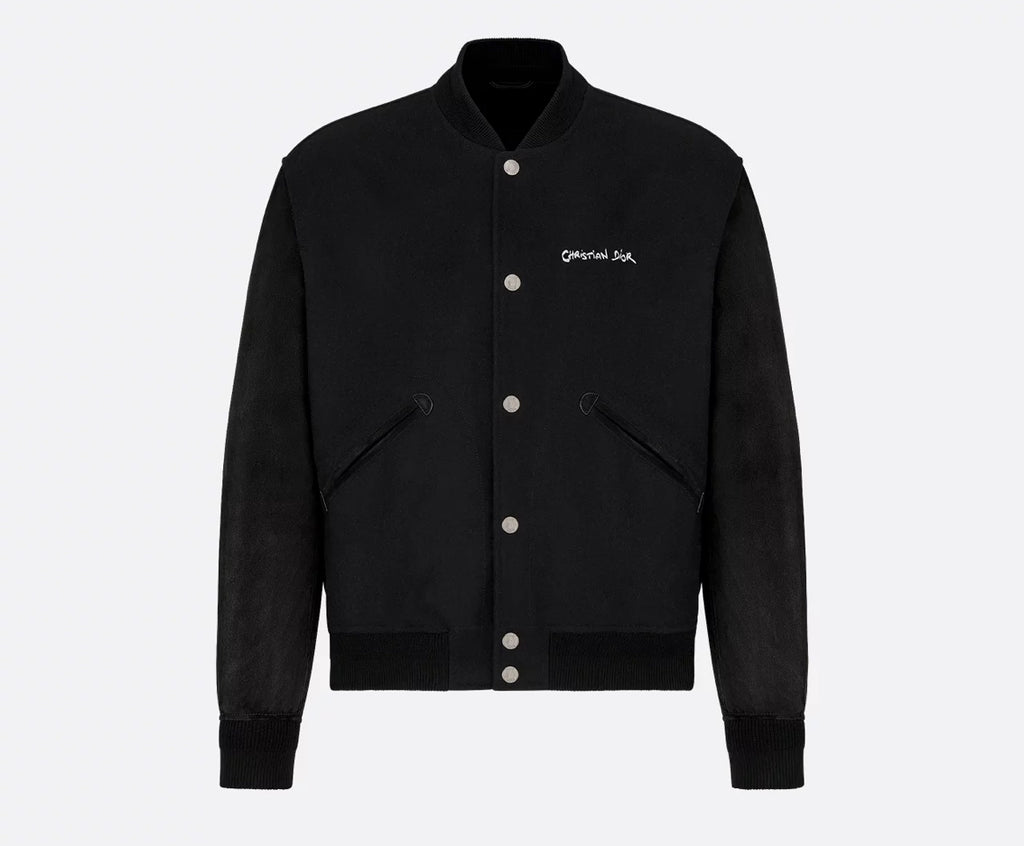 Christian Dior tag varsity jacket,Dior 443L430A6105,Dior jacket,Dior tag jacket,Dior jacket outlet,Dior jacket authenticity,D
