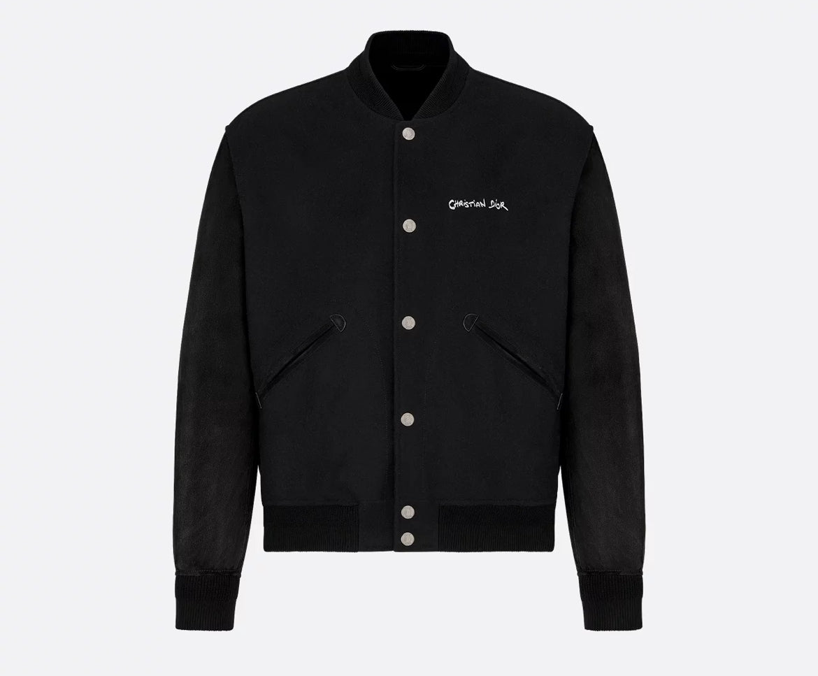 Christian Dior tag varsity jacket,Dior 443L430A6105,Dior jacket,Dior tag jacket,Dior jacket outlet,Dior jacket authenticity,D