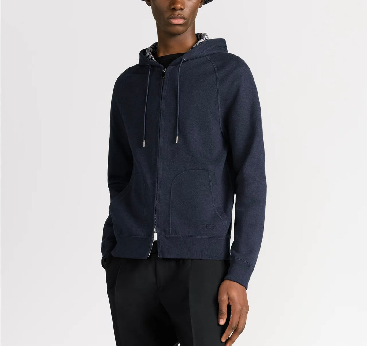 Winniemodo,Winniemodony,Dior 113M221AT225,Dior hooded track jacket,Dior zip up jacket navy,Dior zip up jacket men,Dior zip up