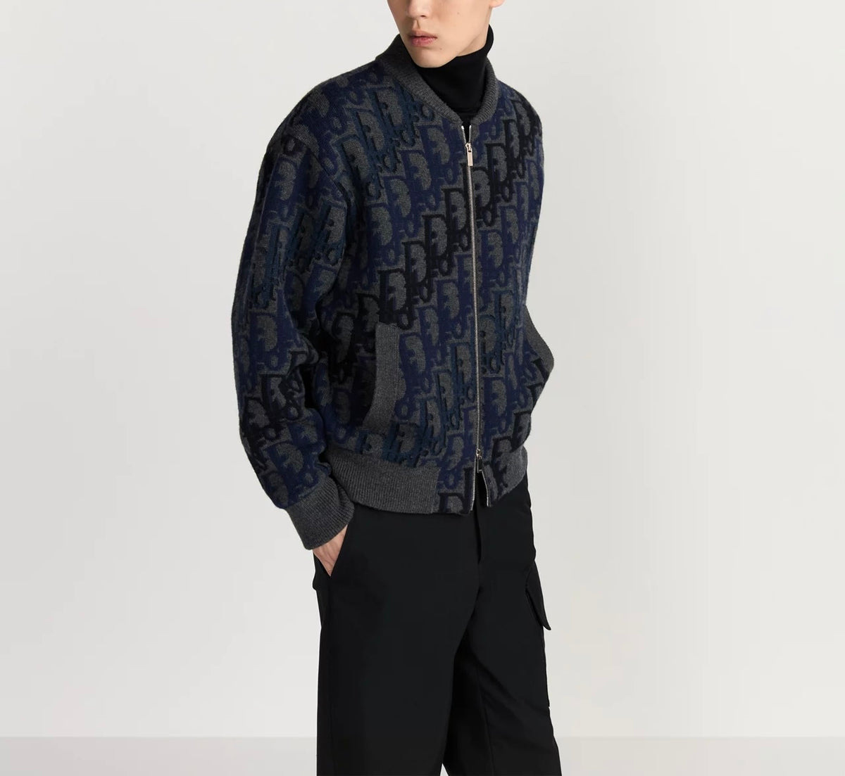 Winniemodo,Winniemodony,Dior 613M403A2026,Dior oblique blouson jacket,Dior monogram jacket,Dior monogram zip up jacket,Dior z