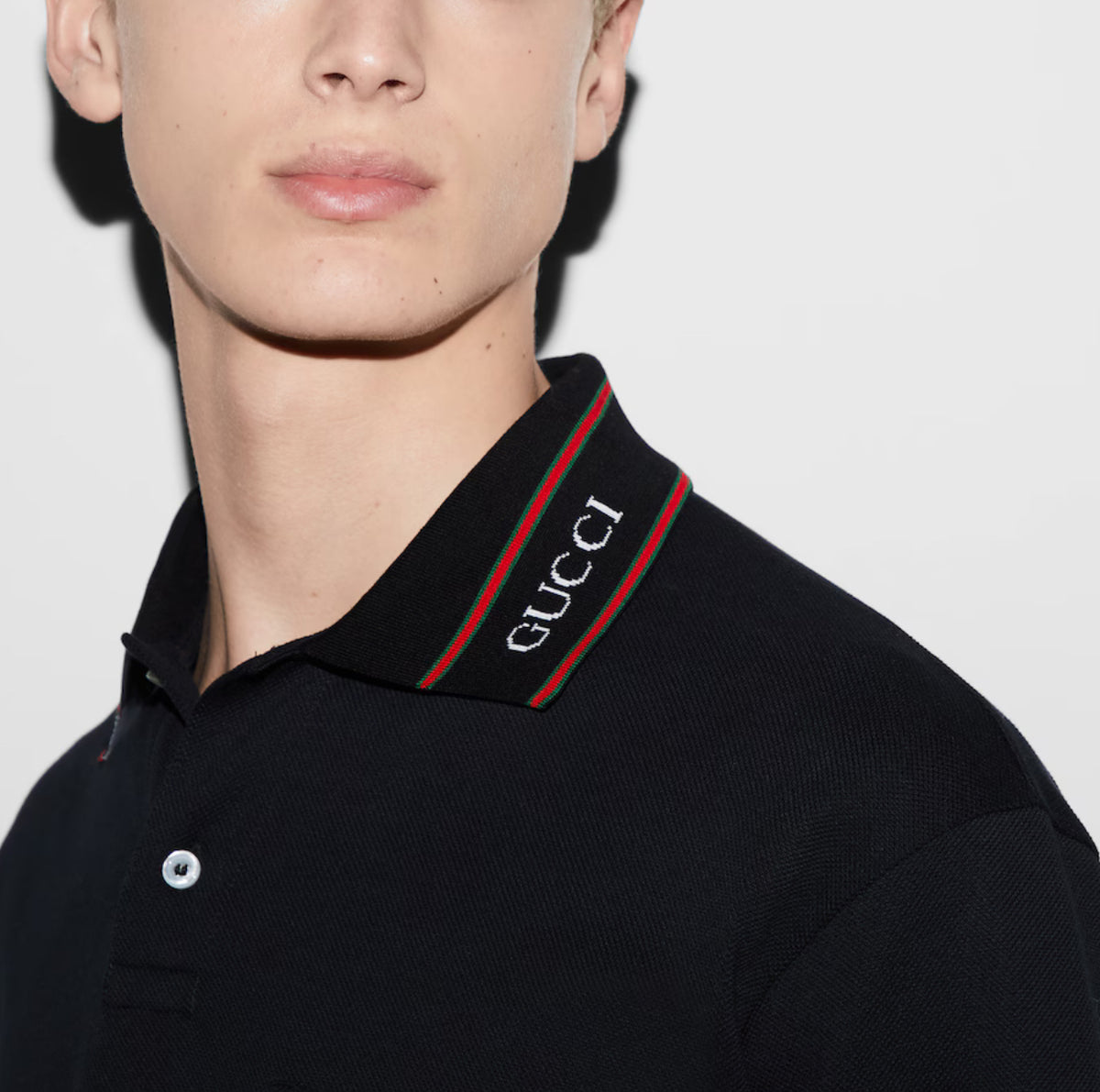 Winniemodo,Winnie modo,Gucci 784422 XJGJW,Gucci cotton piquet polo shirt,Gucci polo shirt,Gucci polo shirt sale,Gucci polo sh