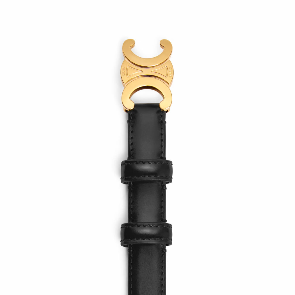 Celine 45AX63A01.38NO,Celine Small Triomphe Belt,Celine Triomphe Belt,Celine Triomphe black Belt,Celine black Belt,Celine bel