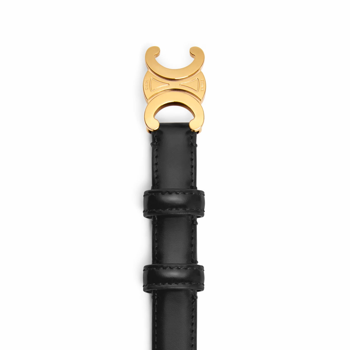 Celine 45AX63A01.38NO,Celine Small Triomphe Belt,Celine Triomphe Belt,Celine Triomphe black Belt,Celine black Belt,Celine bel