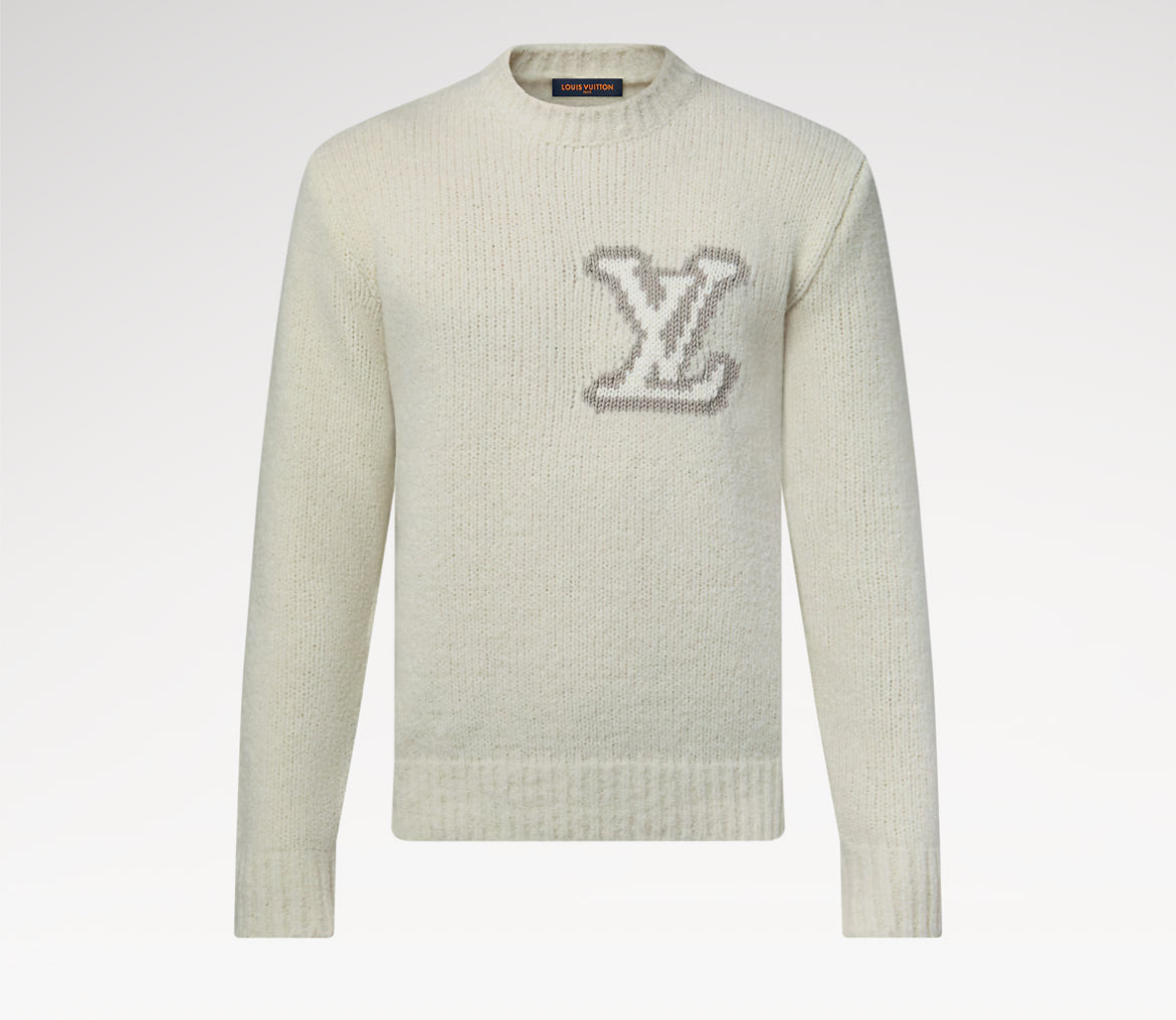 LV 1AHEC1,Louis Vuitton sweater white,LV sweater,Louis Vuitton sweater,LV sweater price,LV sweater womens,LV sweater authenti