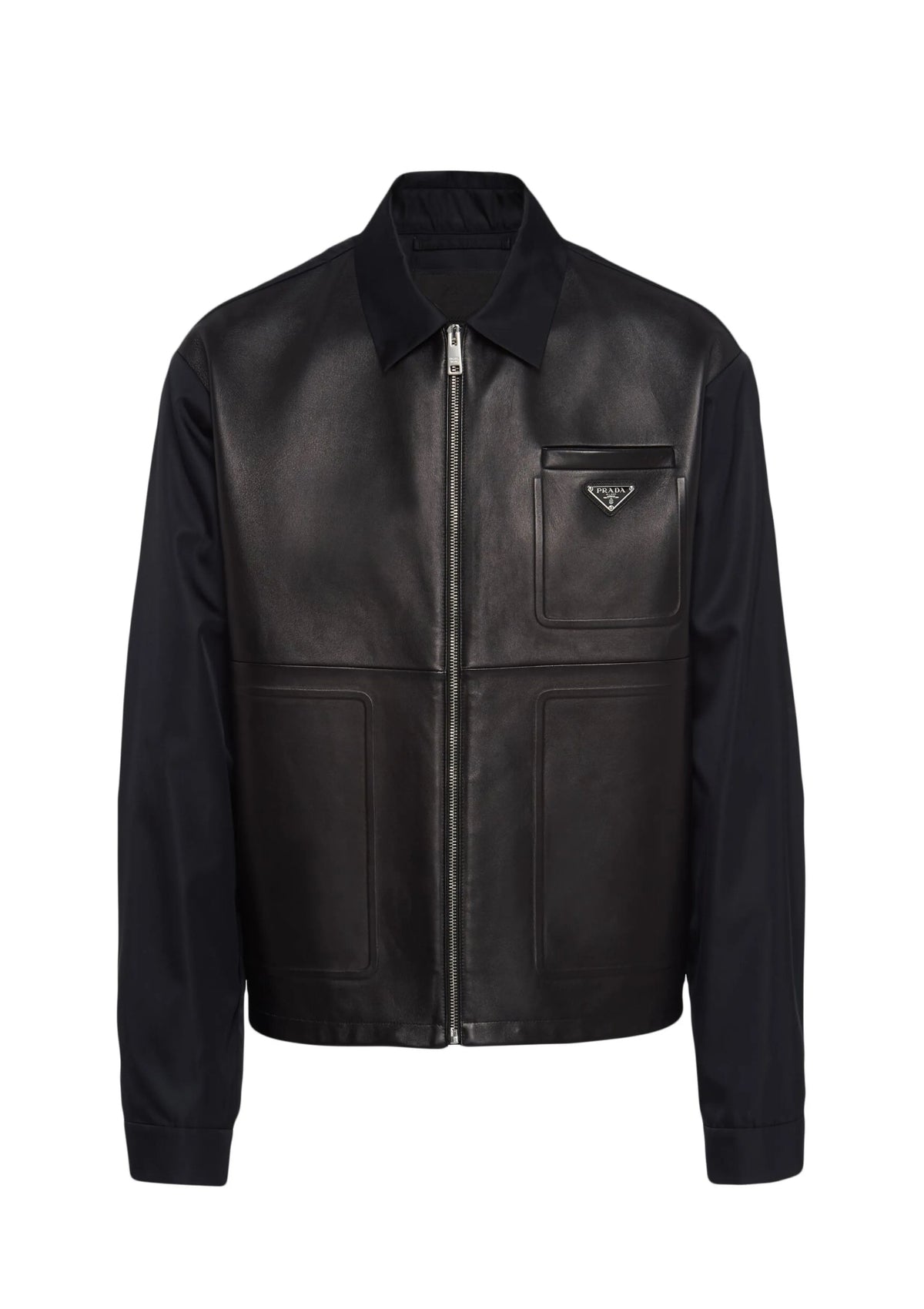 Winniemodo,Winnie modo,Prada SGC182,Prada re-nylon leather jacket,Prada leather jacket,Prada leather jacket sale,Prada leathe