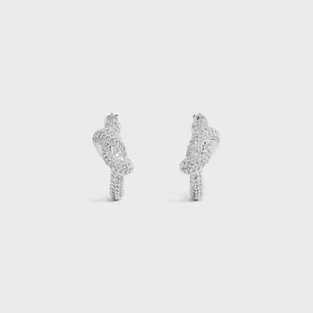 Winniemodo,Winniemodony,Celine 461PO6BCZ,Celine knot earrings,Celine knot earrings crystal,Celine earrings,Celine earrings sa